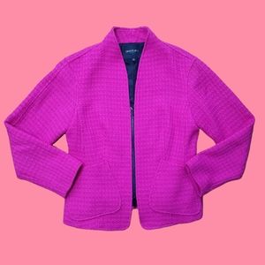 Lafayette 148 petite hot pink blazer coat size 6